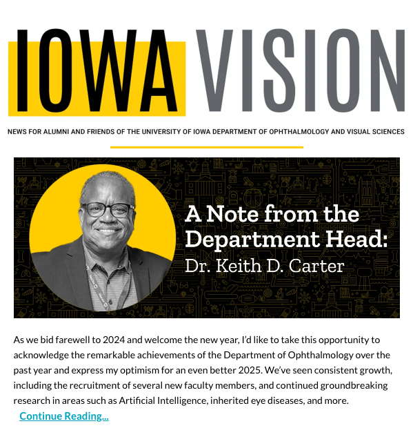 Iowa Vision, winter 2024-25