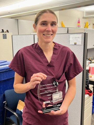 Dr. Binkley was promoted to associate professor