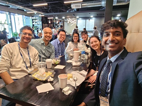 pouw group at ARVO dinner