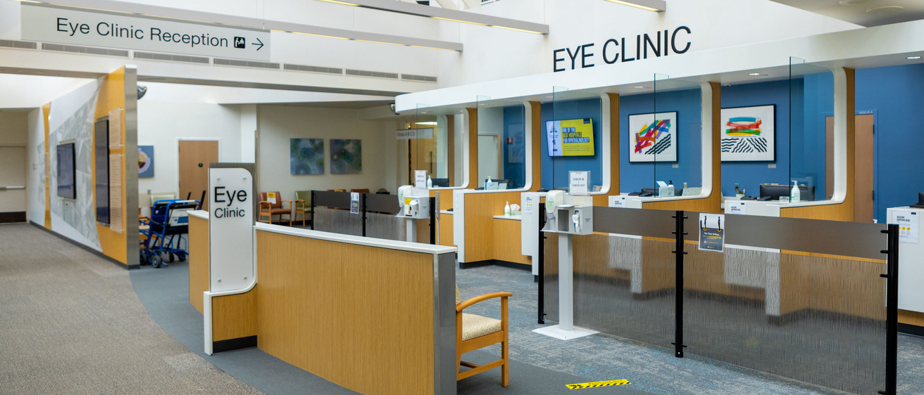 UI Eye Clinic front desk