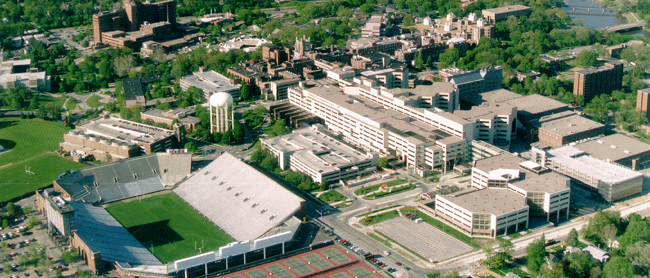 Kinnick and UIHC Ariel
