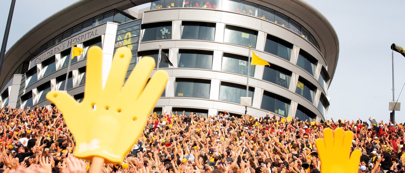 Kinnick Wave from Kinnick field