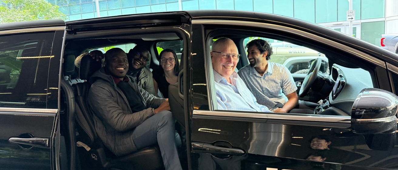 International guests in Chicago, Matharu Shriver