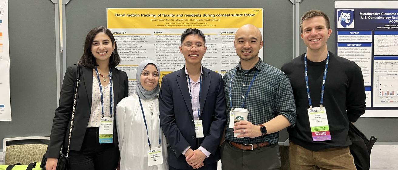 Pouw research group at ARVO
